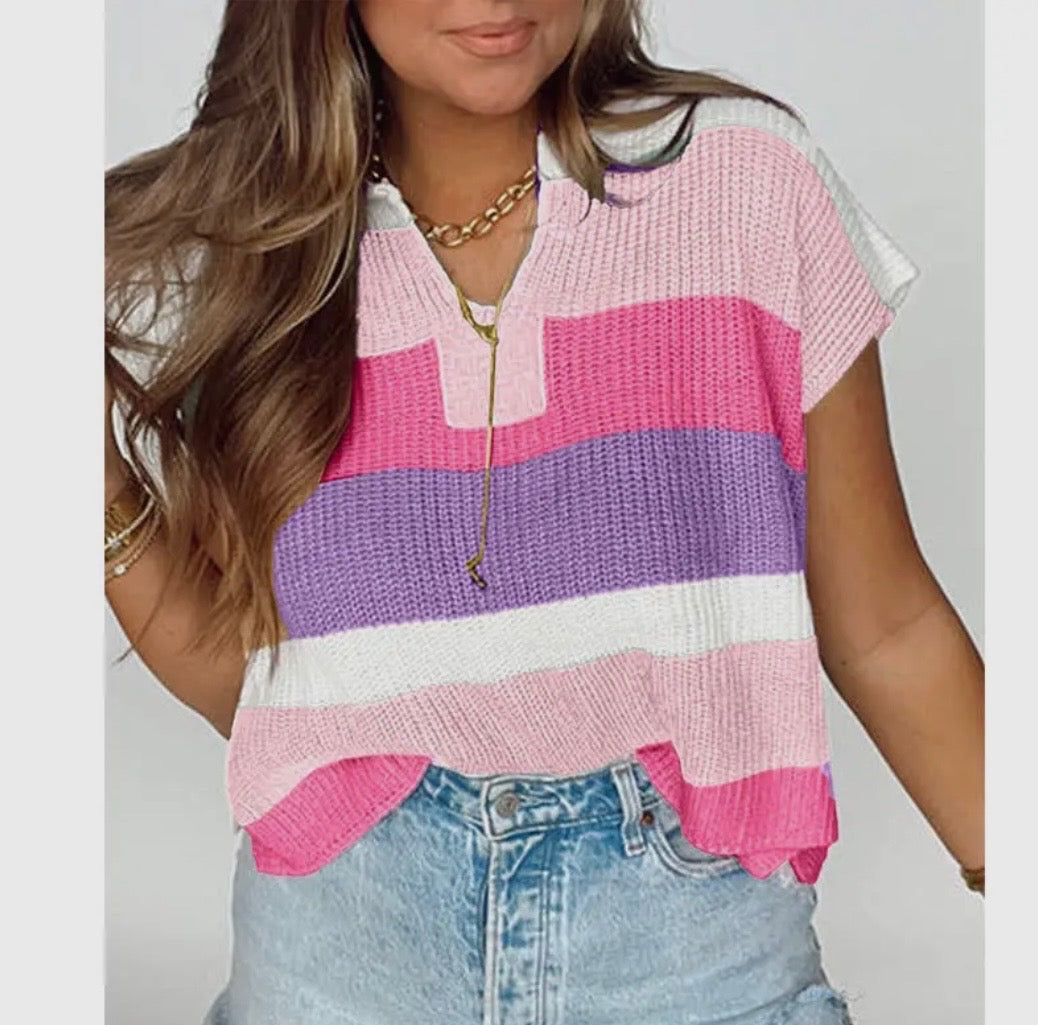 Sweetheart Stripe Top