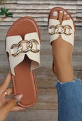 cute sandals with chain